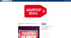Desktop Screenshot of javipop-visual.blogspot.com