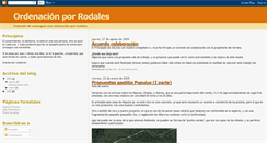 Desktop Screenshot of ordenacionrodales.blogspot.com