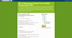 Desktop Screenshot of mysqlperformance.blogspot.com