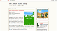 Desktop Screenshot of briannesbookreviews.blogspot.com