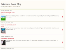 Tablet Screenshot of briannesbookreviews.blogspot.com