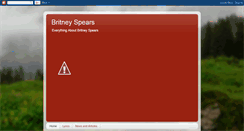 Desktop Screenshot of everything-about-britney-spears.blogspot.com