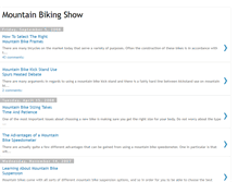 Tablet Screenshot of mountainbikingshow.blogspot.com