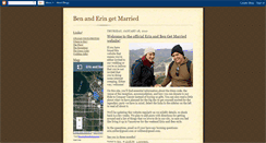 Desktop Screenshot of benanderingetmarried.blogspot.com