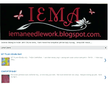 Tablet Screenshot of iemaneedlework.blogspot.com