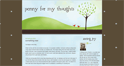 Desktop Screenshot of penny4mythoughts.blogspot.com