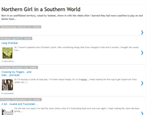 Tablet Screenshot of northerngirlsouthernworld.blogspot.com