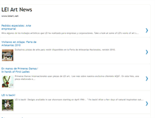Tablet Screenshot of leiartnews.blogspot.com