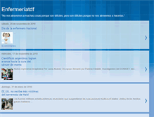 Tablet Screenshot of enfermeriatdf.blogspot.com