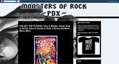 Desktop Screenshot of monstersofrockpdx.blogspot.com