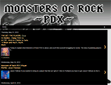 Tablet Screenshot of monstersofrockpdx.blogspot.com