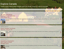 Tablet Screenshot of explore-canada.blogspot.com