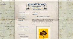 Desktop Screenshot of myheartsfancystampinnews.blogspot.com