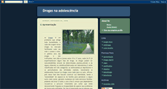 Desktop Screenshot of drogasnaadolescencia.blogspot.com