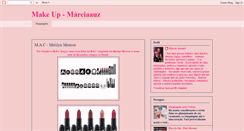 Desktop Screenshot of makeupmarciaauz.blogspot.com