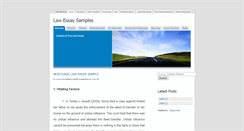 Desktop Screenshot of lawessays.blogspot.com