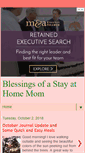 Mobile Screenshot of blessingsofastayathomemom.blogspot.com