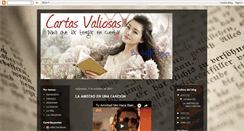 Desktop Screenshot of cartasvaliosas.blogspot.com