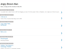 Tablet Screenshot of angrybrownman.blogspot.com