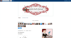 Desktop Screenshot of judiscraftcorner.blogspot.com