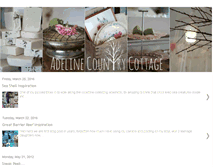 Tablet Screenshot of adelinecountrycottage.blogspot.com