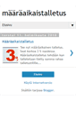Mobile Screenshot of maaraaikaistalletus.blogspot.com