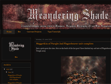 Tablet Screenshot of meanderingshade.blogspot.com