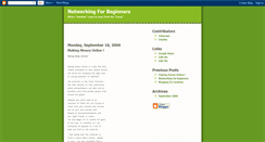 Desktop Screenshot of beginnersnetwork.blogspot.com