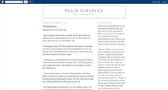 Desktop Screenshot of plainforgiven.blogspot.com