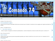 Tablet Screenshot of comando74.blogspot.com