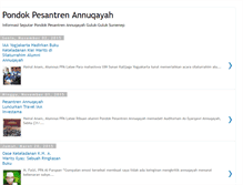 Tablet Screenshot of annuqayah.blogspot.com