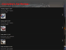 Tablet Screenshot of carjunkie713.blogspot.com