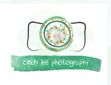 Tablet Screenshot of cindyleephoto.blogspot.com