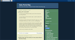 Desktop Screenshot of dailyportal.blogspot.com