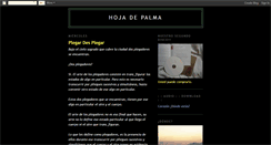 Desktop Screenshot of hojadepalma.blogspot.com