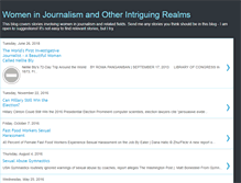 Tablet Screenshot of journalismandwomen.blogspot.com