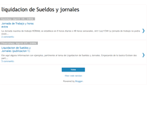 Tablet Screenshot of liquidaciondesueldosyjornales.blogspot.com