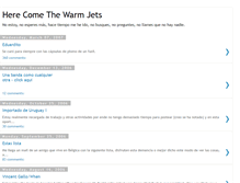 Tablet Screenshot of herecomethewarmjets.blogspot.com