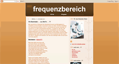 Desktop Screenshot of frequenzbereich.blogspot.com