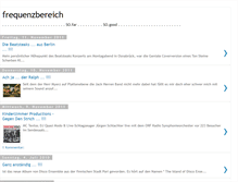 Tablet Screenshot of frequenzbereich.blogspot.com