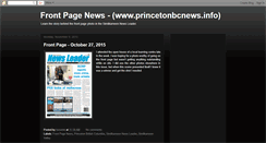 Desktop Screenshot of myfrontpagenews.blogspot.com