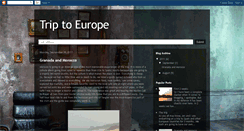 Desktop Screenshot of jeremyeuropetrip.blogspot.com