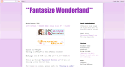 Desktop Screenshot of fantasizewonderland.blogspot.com