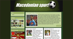 Desktop Screenshot of macedonian-sport.blogspot.com