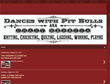 Tablet Screenshot of danceswithpitbulls.blogspot.com