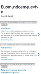 Mobile Screenshot of eueomundoemquevivo.blogspot.com