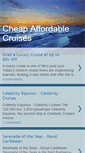 Mobile Screenshot of cheap-affordable-cruises.blogspot.com