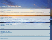 Tablet Screenshot of cheap-affordable-cruises.blogspot.com