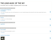 Tablet Screenshot of loudmusicofthesky.blogspot.com