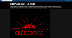 Desktop Screenshot of crepusculefilm.blogspot.com